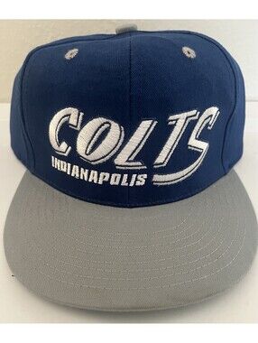 Indianapolis Colts NFL Team Apparel Two-Tone Snapback OSFM Hat Cap NEW